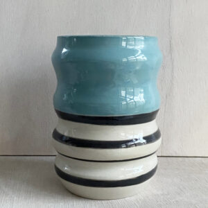 Pinte « Orlane » bleu vert