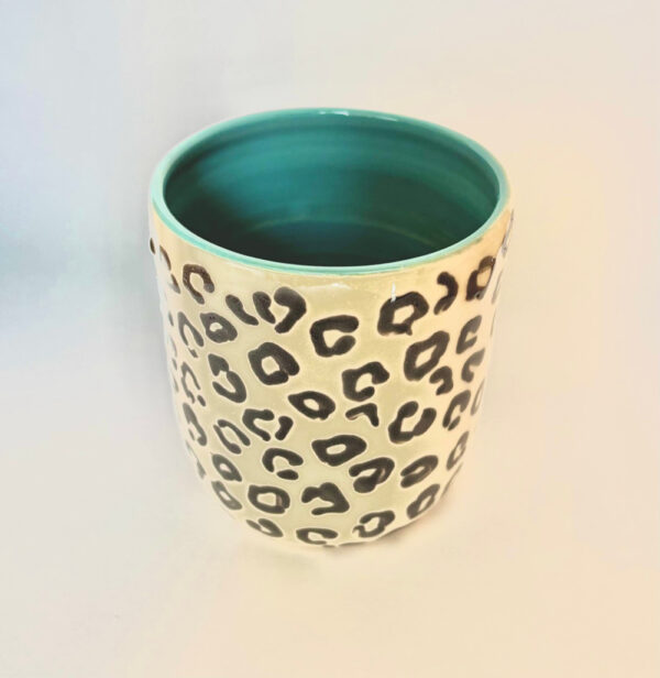 La Pause Argile : tasse Léopard