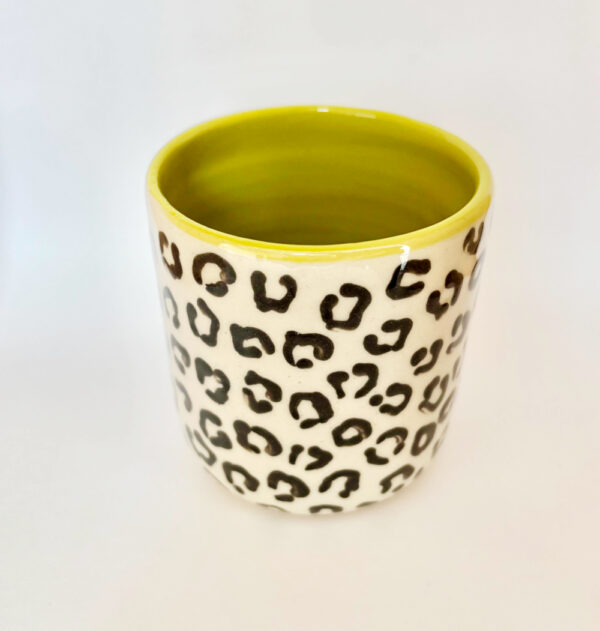 La Pause Argile : tasse Léopard