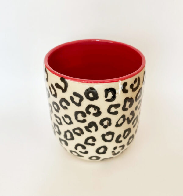 La Pause Argile : tasse Léopard