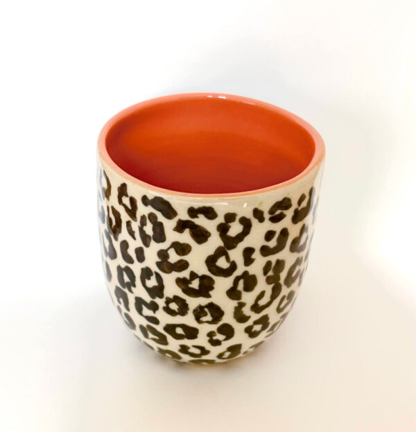 La Pause Argile : tasse Léopard
