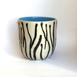 Tasse « Zèbre » bleue