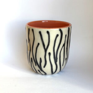 Tasse « Zèbre » orange