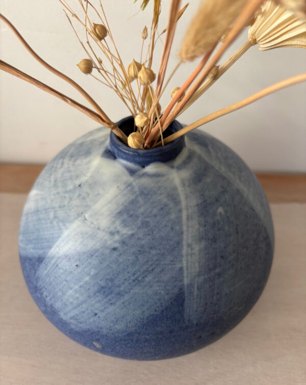 La Pause Argile : vase Bleu