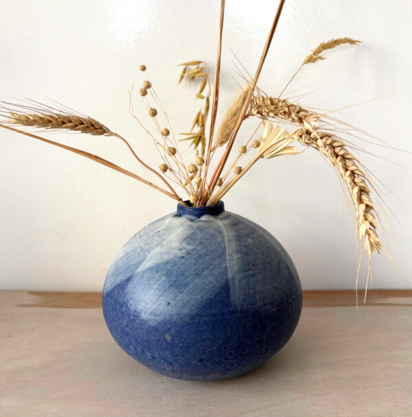 La Pause Argile : vase Bleu