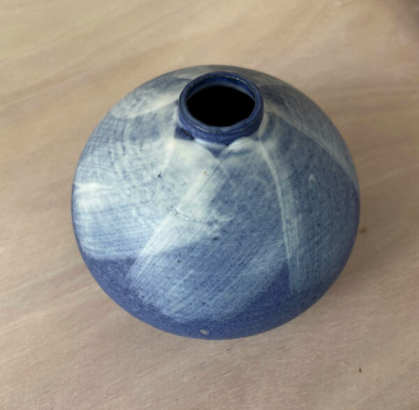 La Pause Argile : vase Bleu