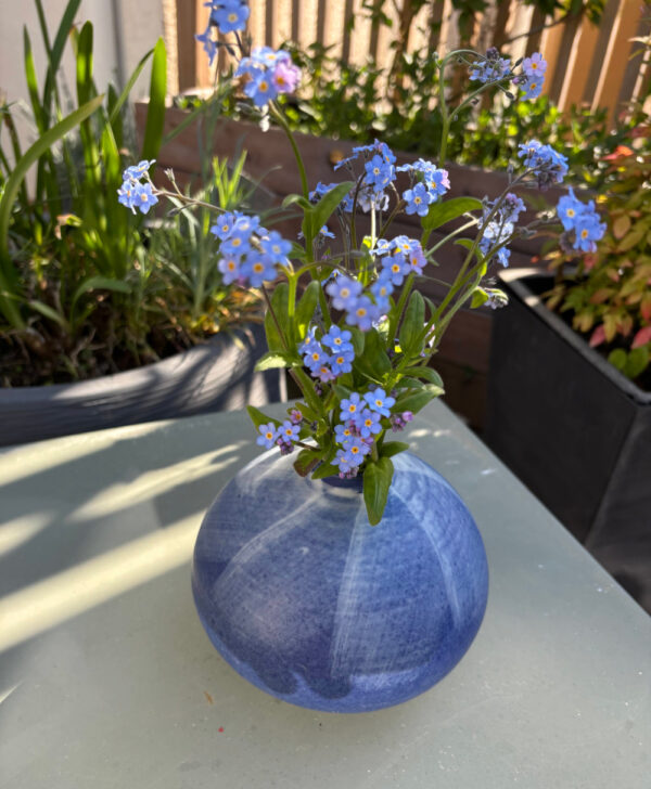 La Pause Argile : vase Bleu