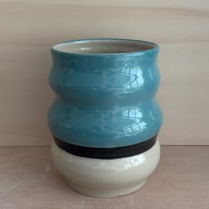Pinte « Orlane » bleu vert