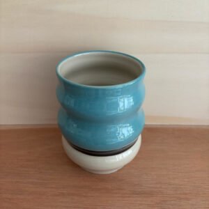 Pinte « Orlane » bleu vert